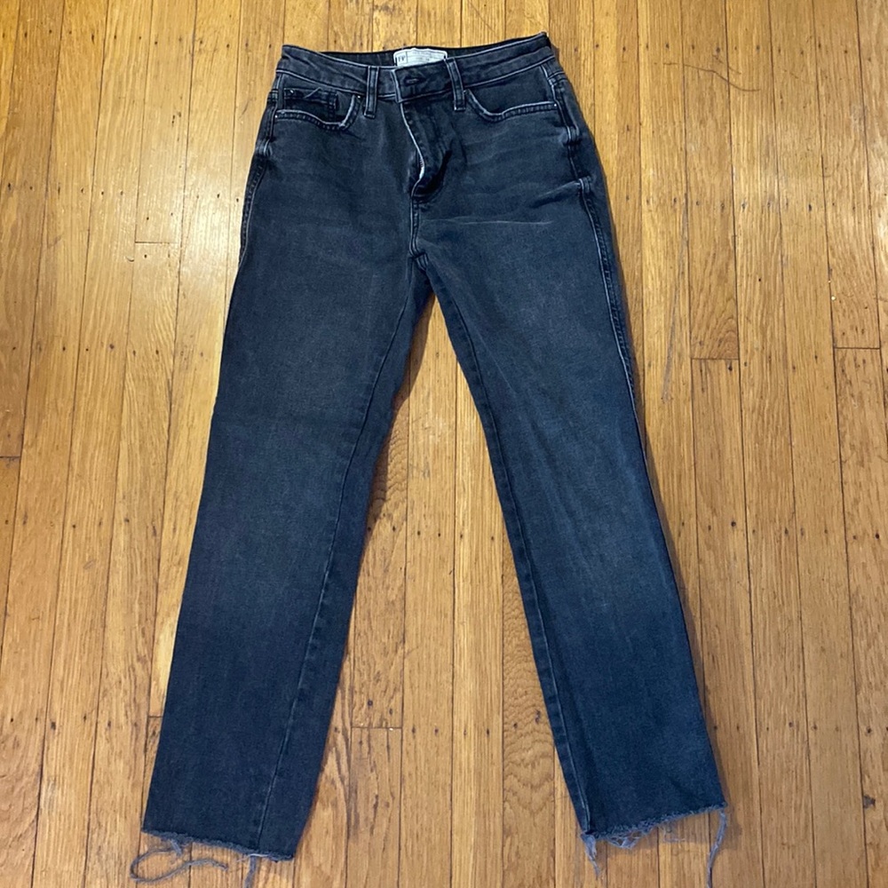 free people black denim jeans